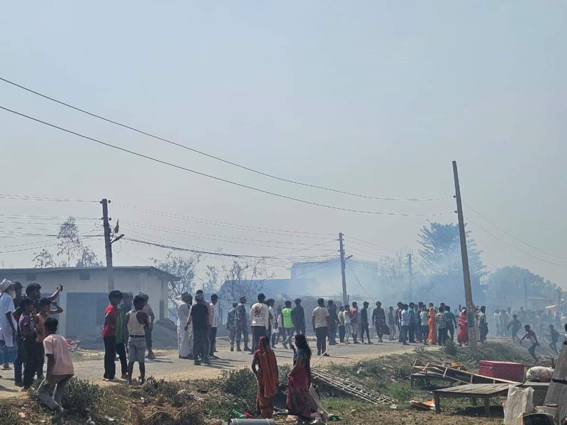 अग्निपीडितलाई पनि अस्थायी आवासको व्यवस्था गर्दै सरकार 
